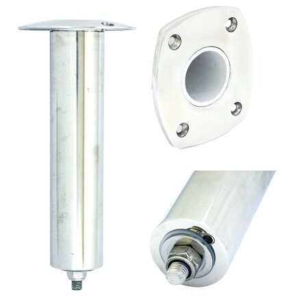 Tigress 4 Hole Swivel Rectangular Head Rod Holder - 0- 10-1/2" 88522SM